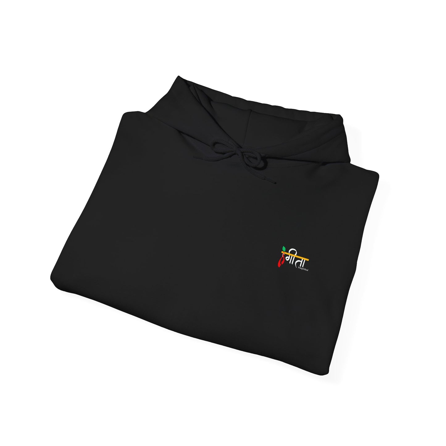 “Calm Like Krishna” Sthitaprajna Silhouette Hoodie