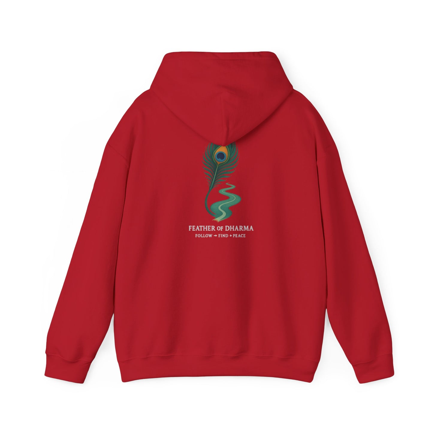 “Feather of Dharma” Spiritual Path Hoodie