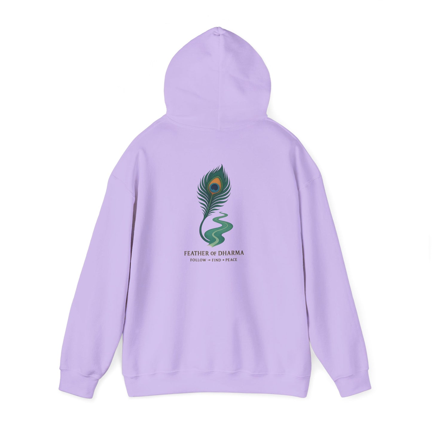 “Feather of Dharma” Spiritual Path Hoodie