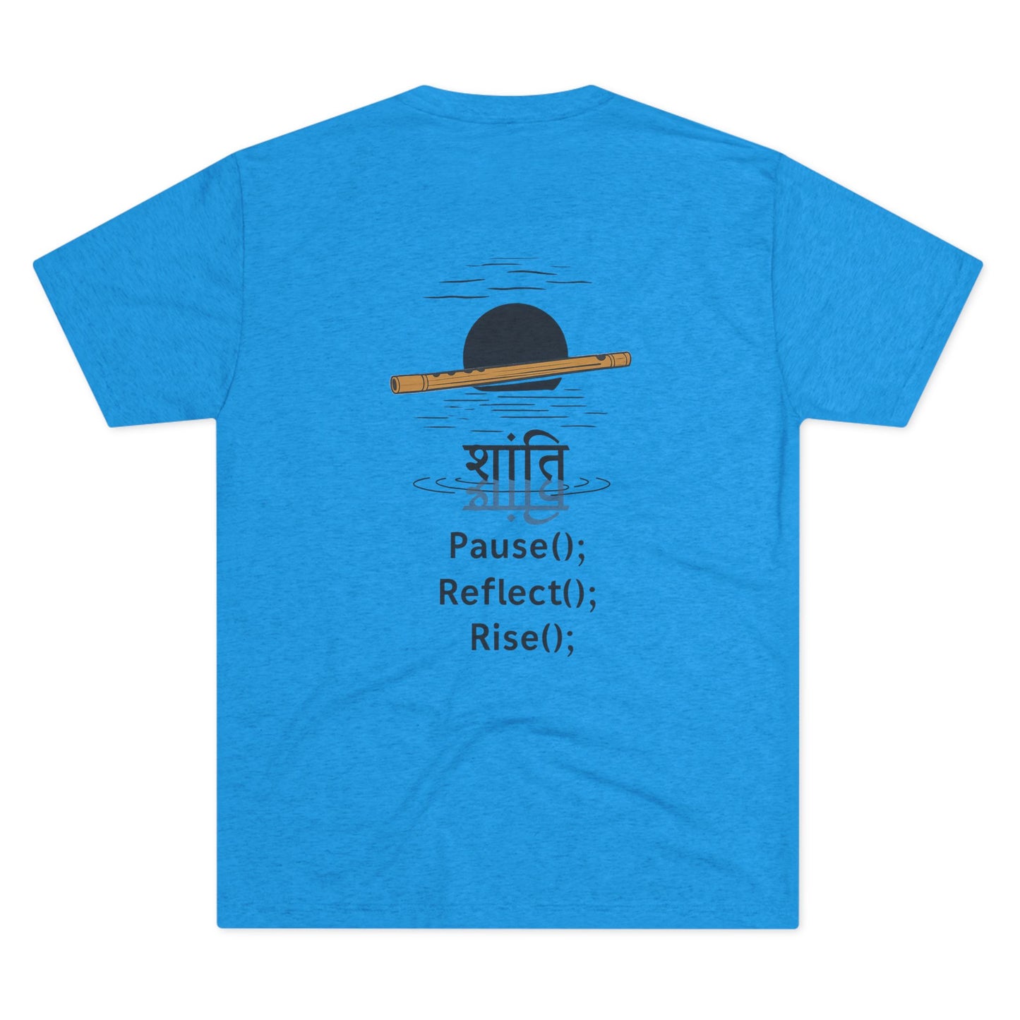 “Shanti” Flute & Flow Multicolored Tee