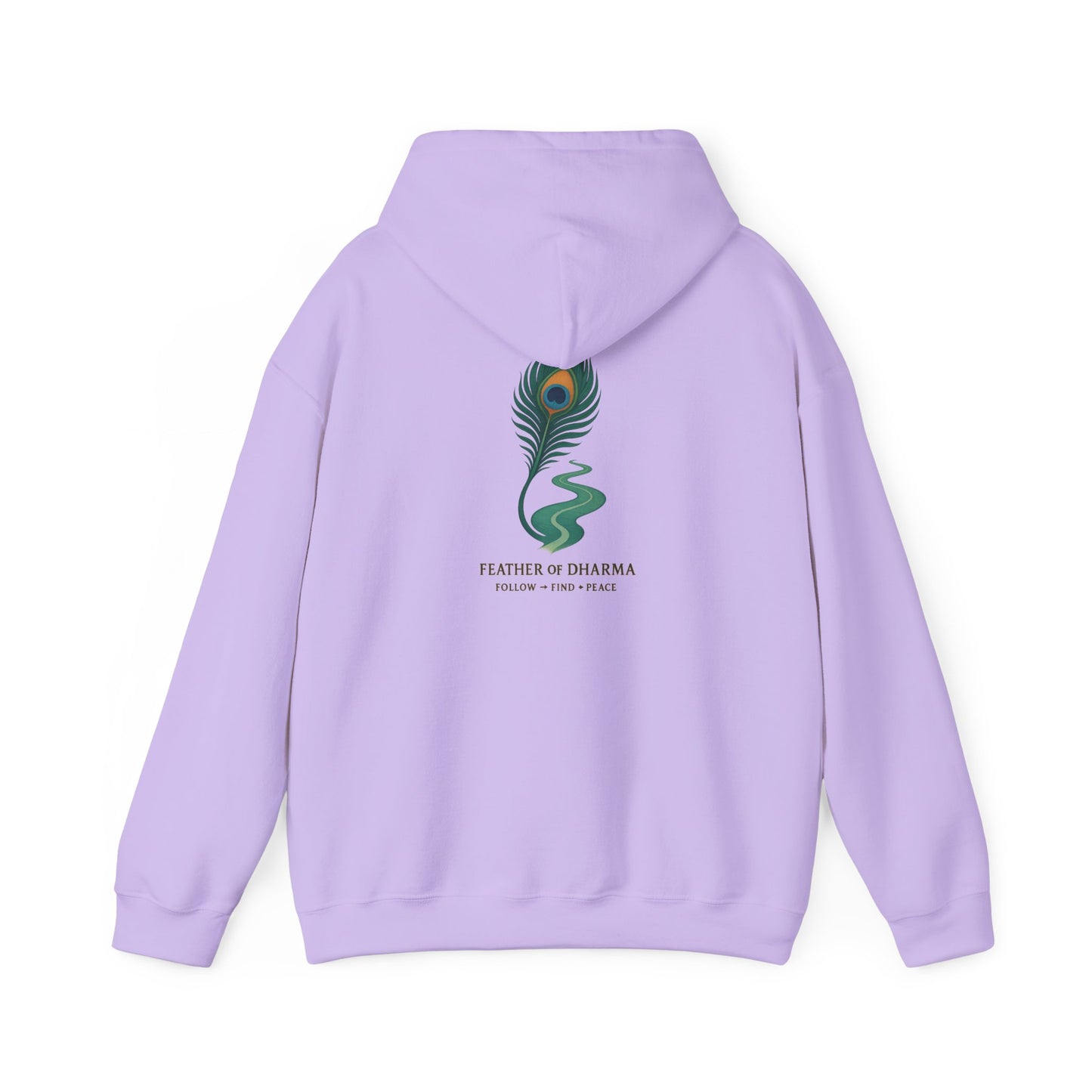“Feather of Dharma” Spiritual Path Hoodie