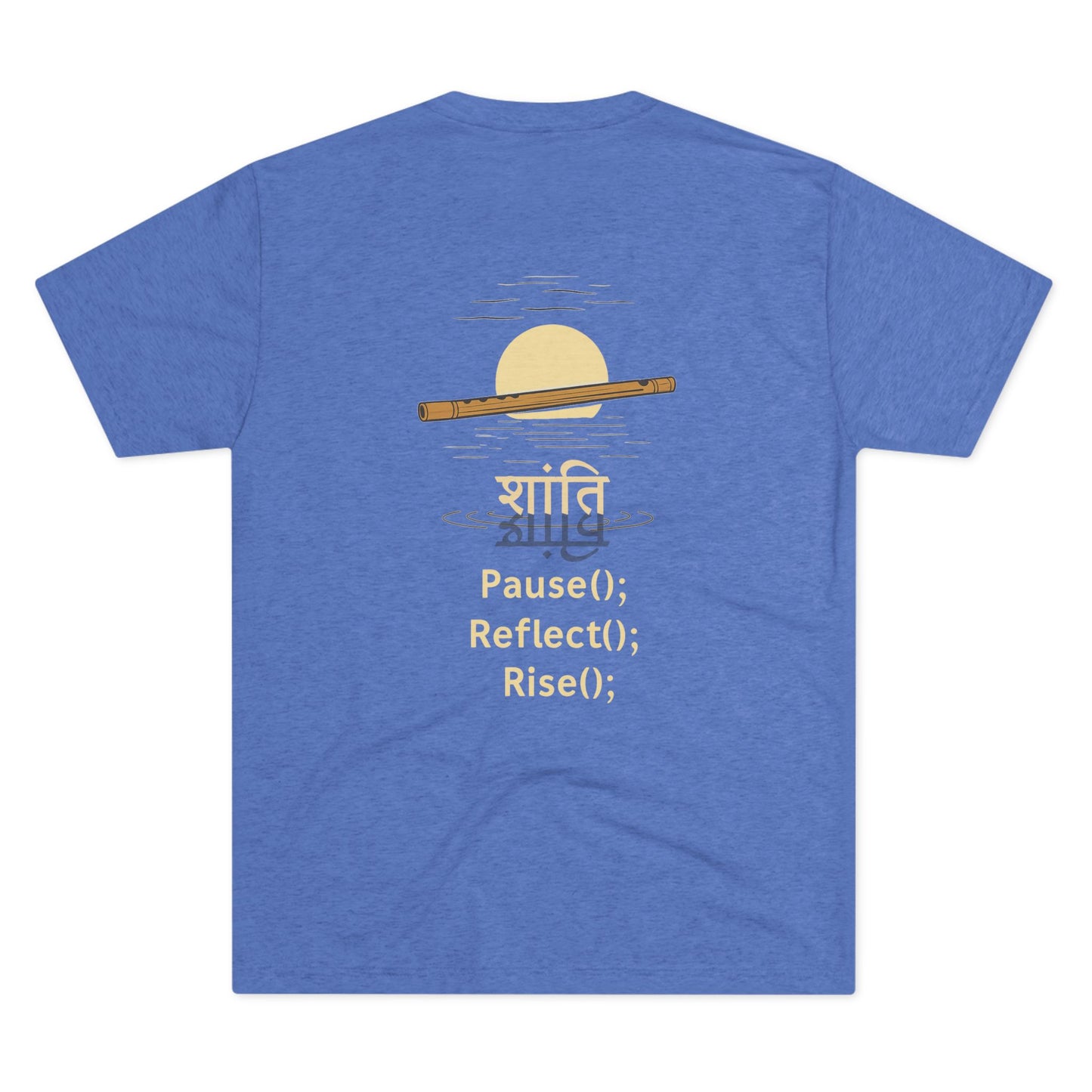 “Shanti” Flute & Flow Multicolored Tee