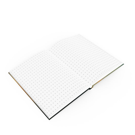 Elegant Gita-inspired hard graph journal with painting-style baby Krishna