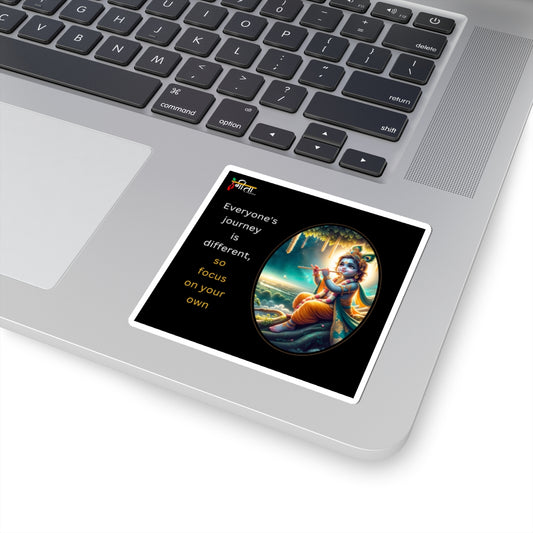 Spiritual sticker with focus on self-growth message