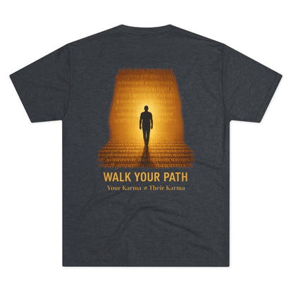 “Walk Your Path” Multi Colored Karma Tee