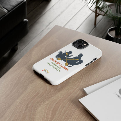“Driven by Dharma” Krishna Karma Phone Case