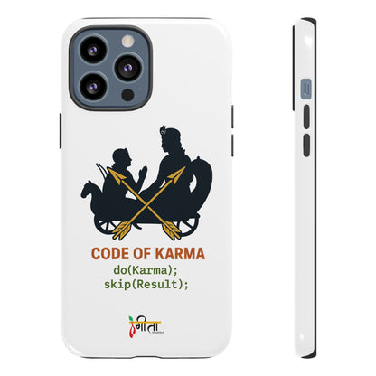 “Driven by Dharma” Krishna Karma Phone Case
