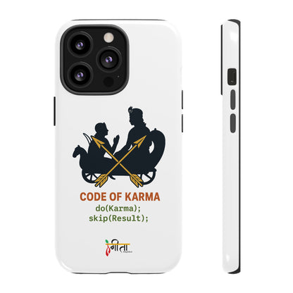 “Driven by Dharma” Krishna Karma Phone Case