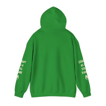 “Wisdom in Motion” – Sthitaprajna Sleeve Art Unisex Hoodie
