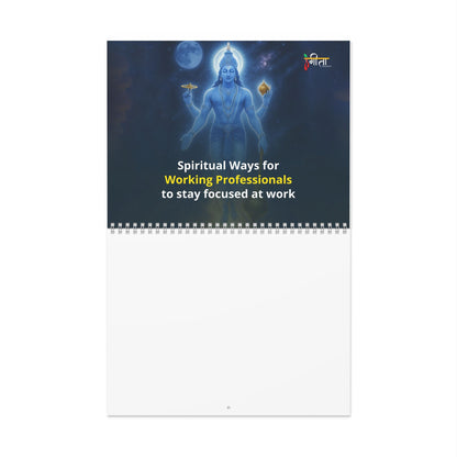 Krishna 2025 Wall Calendar – Motivational Wisdom for the Modern Mind