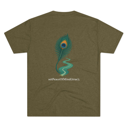 setPeaceOfMind(true); Serenity Multicolored Tee