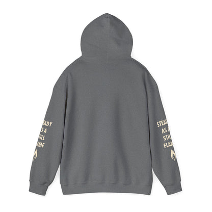 “Wisdom in Motion” – Sthitaprajna Sleeve Art Unisex Hoodie