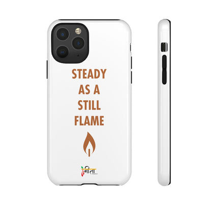 “Still Flame” – The Strength of Inner Calm Phone Case