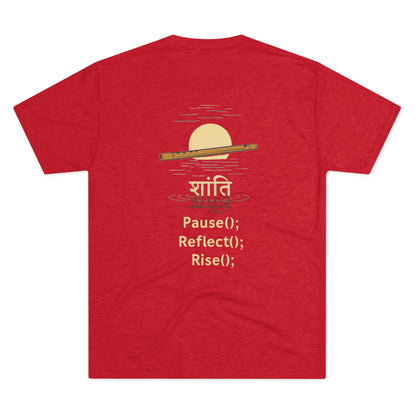 “Shanti” Flute & Flow Multicolored Tee
