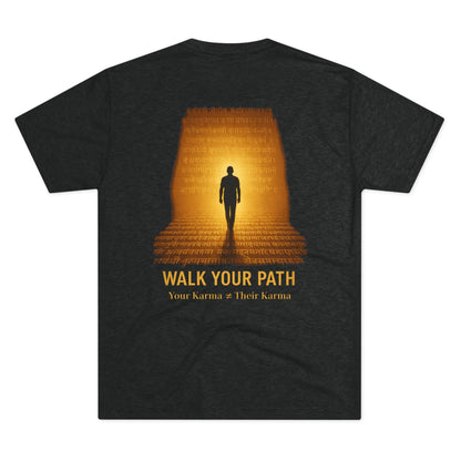 “Walk Your Path” Multi Colored Karma Tee