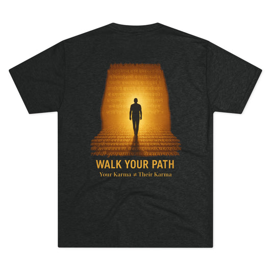 “Walk Your Path” Multi Colored Karma Tee