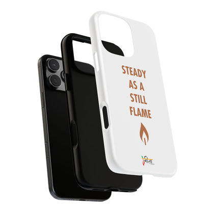 “Still Flame” – The Strength of Inner Calm Phone Case