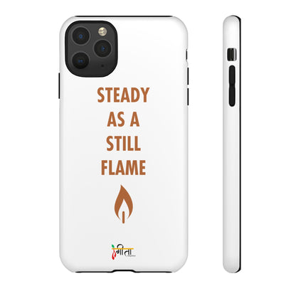 “Still Flame” – The Strength of Inner Calm Phone Case