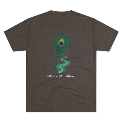 setPeaceOfMind(true); Serenity Multicolored Tee