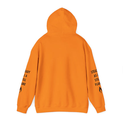 “Wisdom in Motion” – Sthitaprajna Sleeve Art Unisex Hoodie