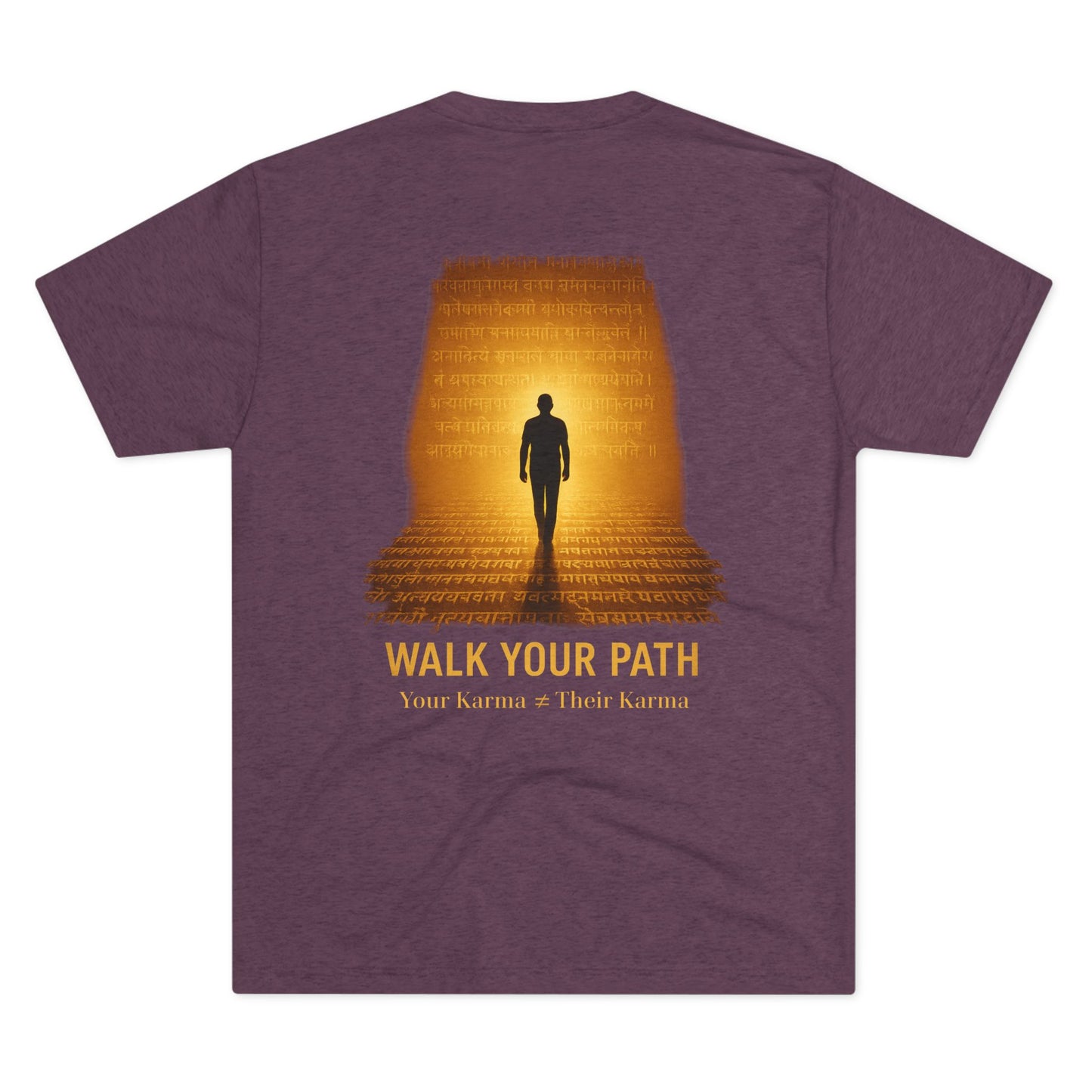 “Walk Your Path” Multi Colored Karma Tee