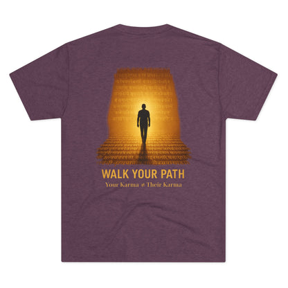 “Walk Your Path” Multi Colored Karma Tee