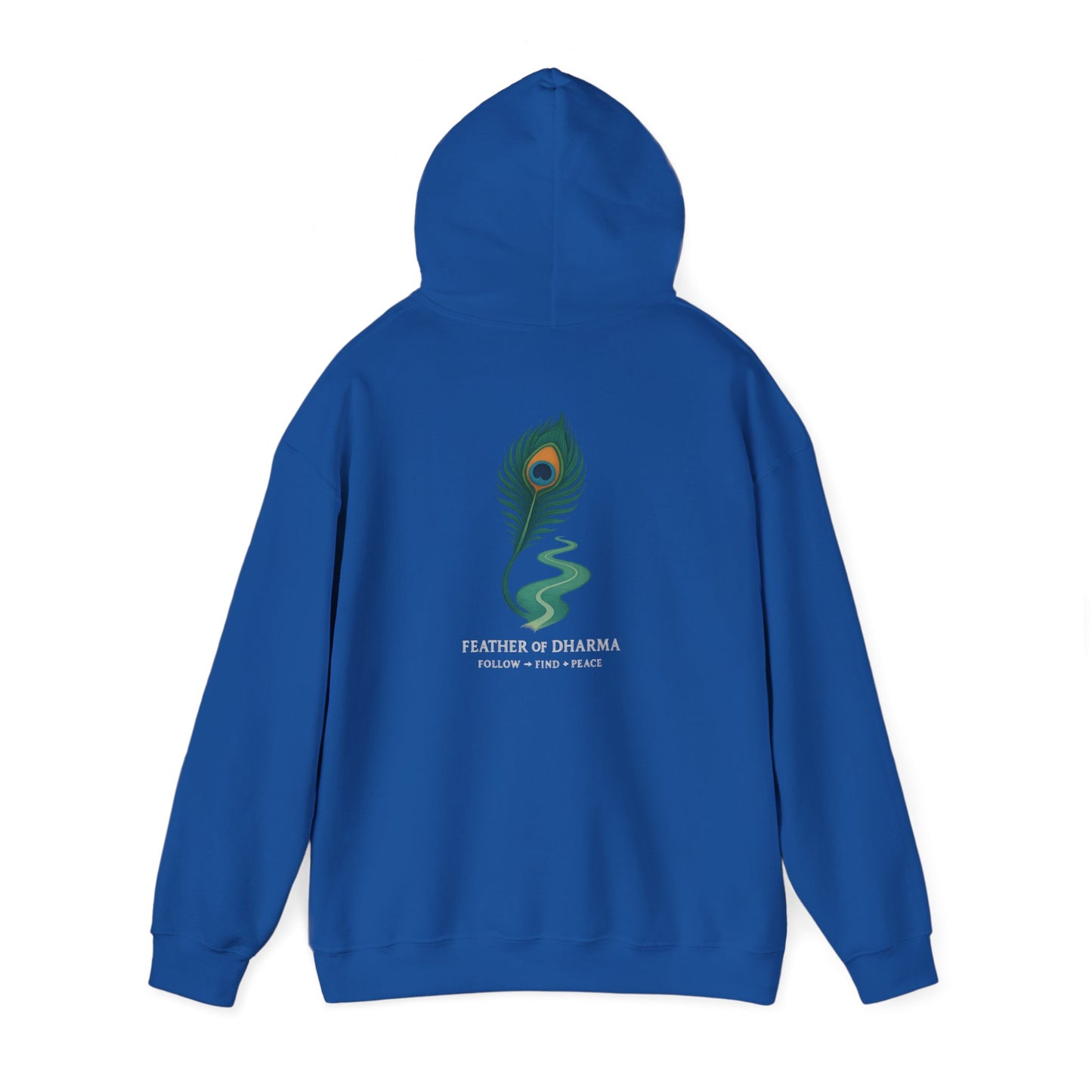 “Feather of Dharma” Spiritual Path Hoodie