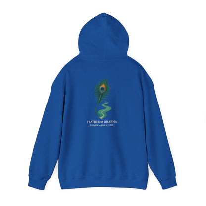 “Feather of Dharma” Spiritual Path Hoodie