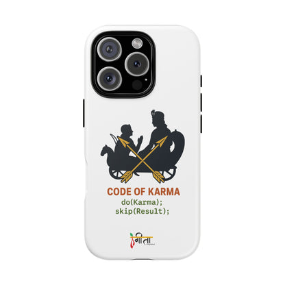 “Driven by Dharma” Krishna Karma Phone Case