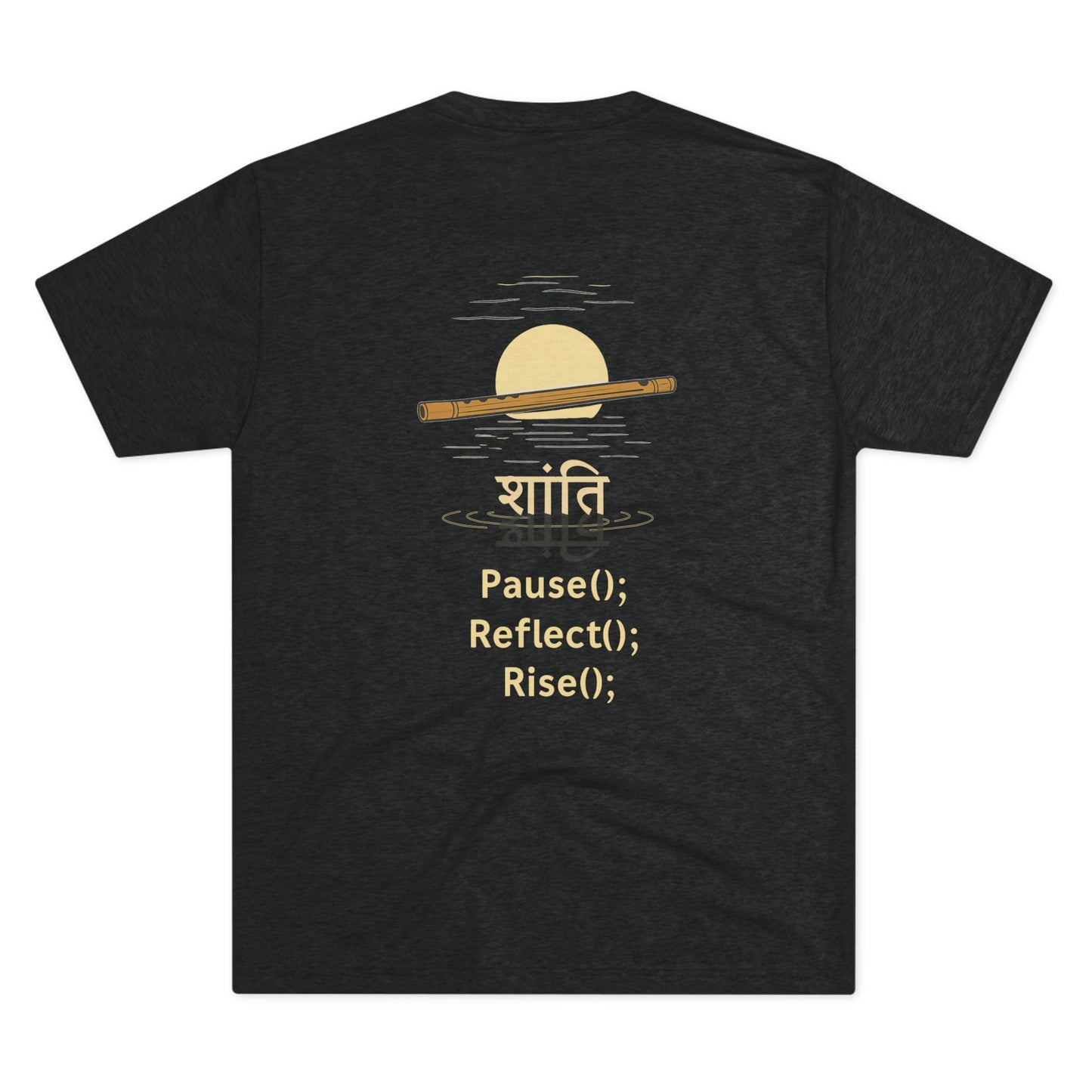 “Shanti” Flute & Flow Multicolored Tee