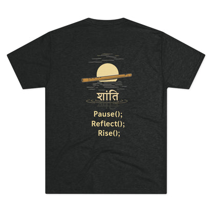 “Shanti” Flute & Flow Multicolored Tee