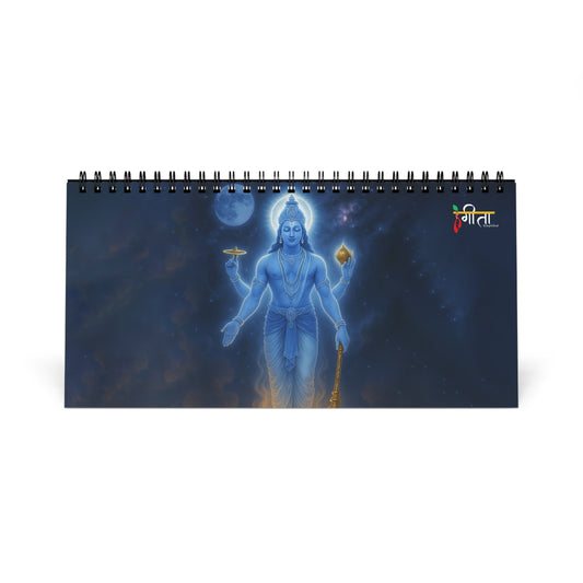 Krishna Quote Desk Album – Daily Spiritual Reminders for Calm & Clarity