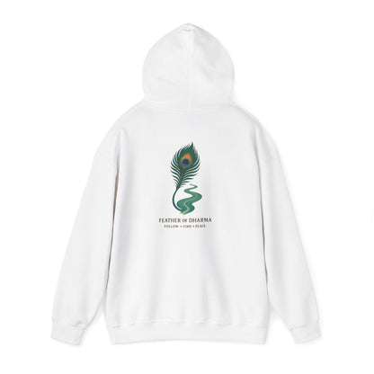“Feather of Dharma” Spiritual Path Hoodie