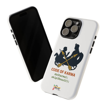 “Driven by Dharma” Krishna Karma Phone Case