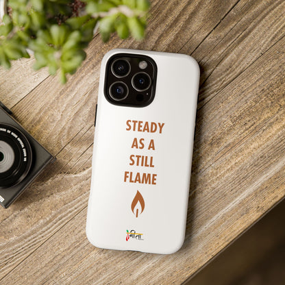 “Still Flame” – The Strength of Inner Calm Phone Case