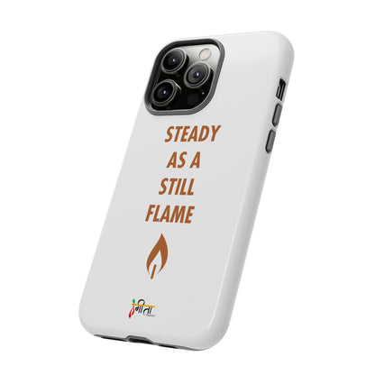 “Still Flame” – The Strength of Inner Calm Phone Case