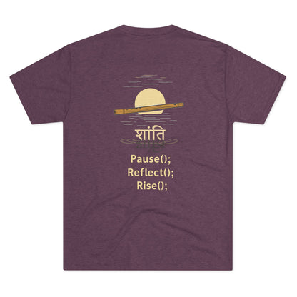 “Shanti” Flute & Flow Multicolored Tee