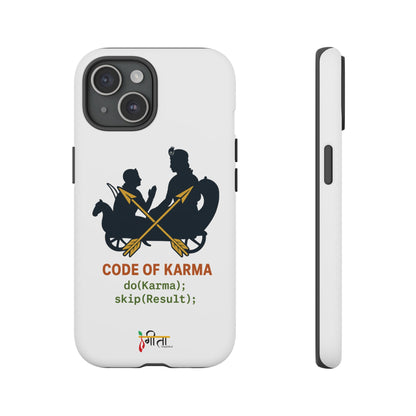 “Driven by Dharma” Krishna Karma Phone Case