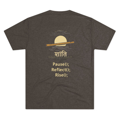 “Shanti” Flute & Flow Multicolored Tee