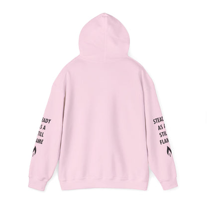 “Wisdom in Motion” – Sthitaprajna Sleeve Art Unisex Hoodie