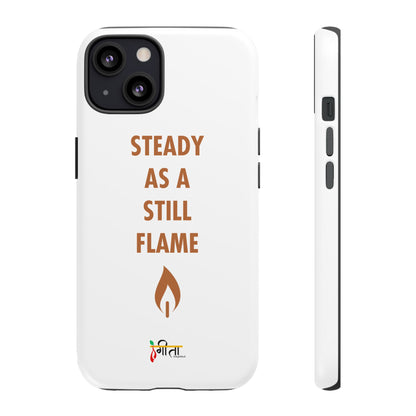“Still Flame” – The Strength of Inner Calm Phone Case