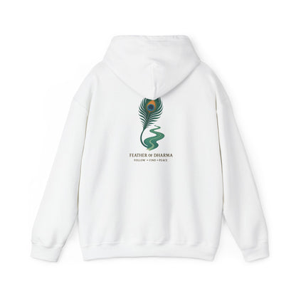 “Feather of Dharma” Spiritual Path Hoodie