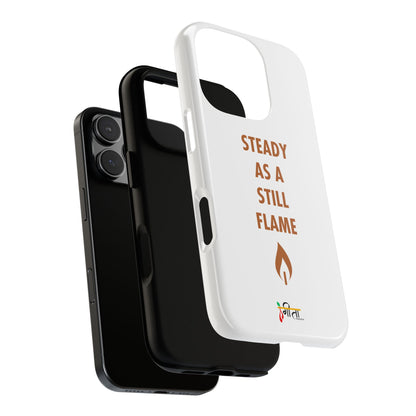 “Still Flame” – The Strength of Inner Calm Phone Case