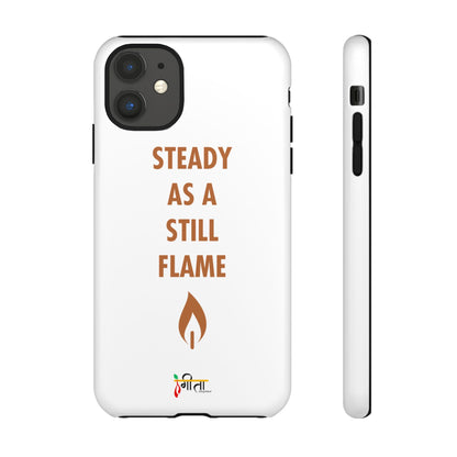 “Still Flame” – The Strength of Inner Calm Phone Case