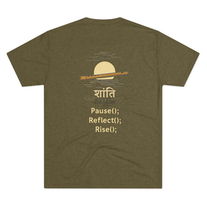 “Shanti” Flute & Flow Multicolored Tee