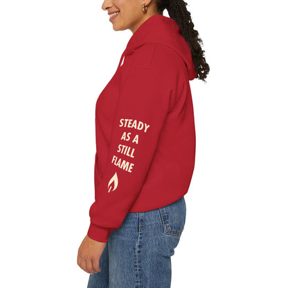 “Wisdom in Motion” – Sthitaprajna Sleeve Art Unisex Hoodie