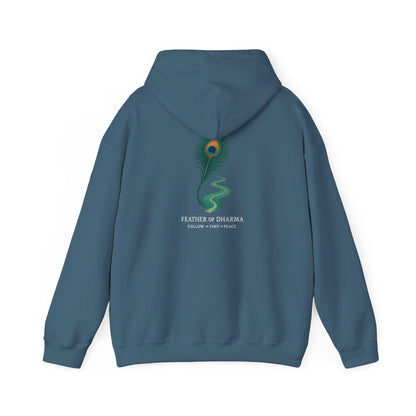 “Feather of Dharma” Spiritual Path Hoodie