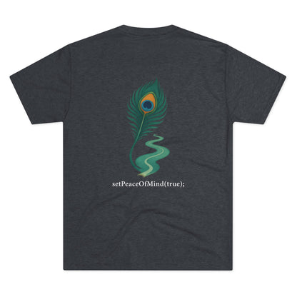 setPeaceOfMind(true); Serenity Multicolored Tee