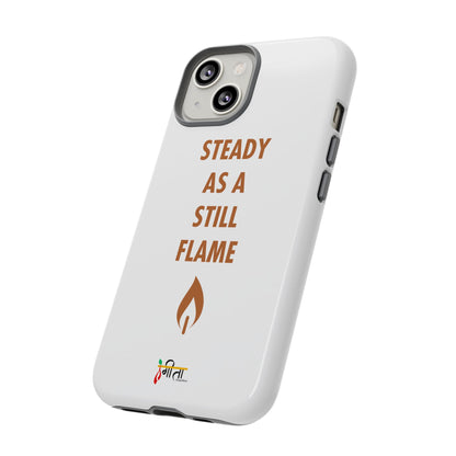 “Still Flame” – The Strength of Inner Calm Phone Case