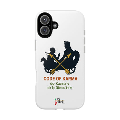 “Driven by Dharma” Krishna Karma Phone Case